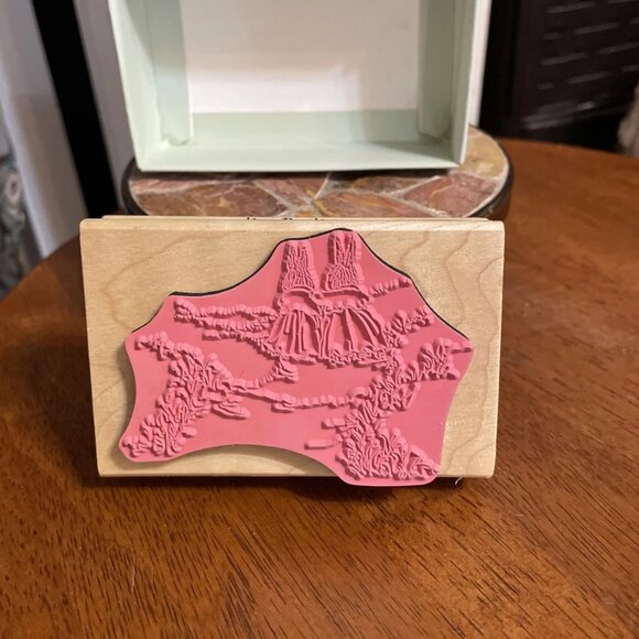 Paper Adventures/Susan Wheeler Holly Pond Hill Rubber Stamp - RS 109 - NIB - Picture 2 of 4